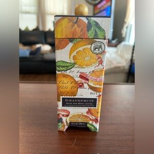 NWOT Michel Design Works Grapefruit Hand and Body Lotion, 8oz pump bottle